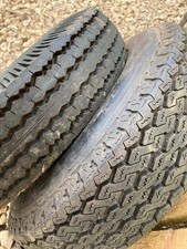 2x 5.00 x 10 LT Tyres + Rims