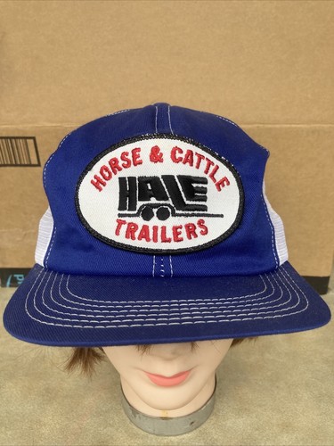 Vtg hale horse cattle trailers - horse,