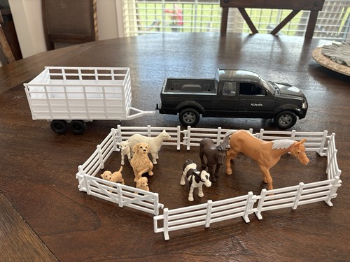 Big country truck and cattle - truck,
